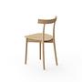 Skinny Dining Chair Oak 2