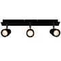 Rock LED Ceiling Light Iron 3-flame 0