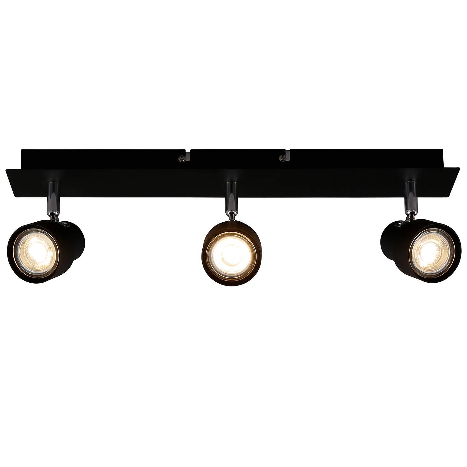 Rock LED-Deckenleuchte Eisen 3-flammig 0