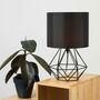 Tischlampe Metall Schwarz 0