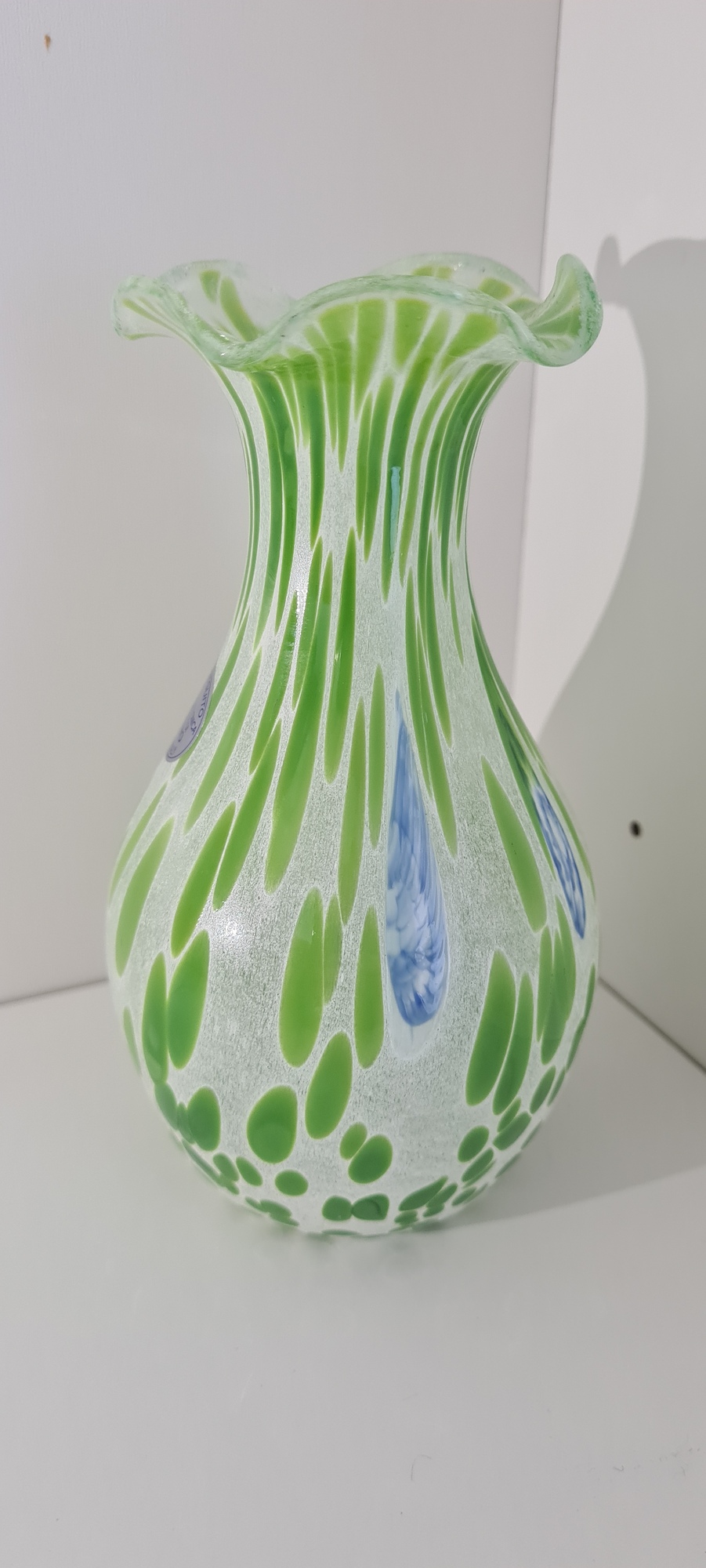 Vase Muranoglas Grün 2