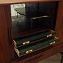 Highboard Holz Braun 1970er Jahre 12