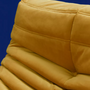 Divano Togo 2 posti velluto giallo senape 7