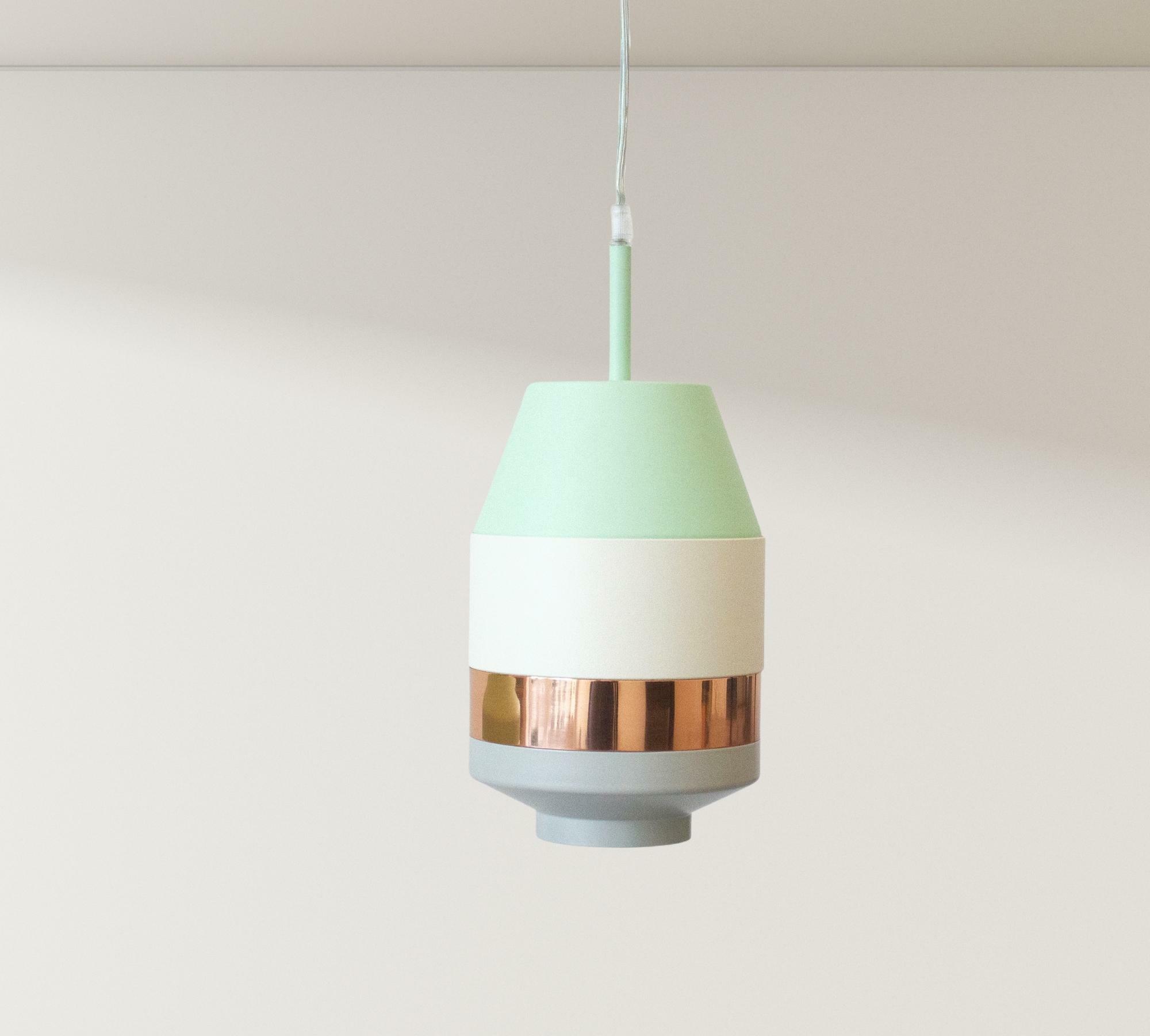 Anik pendant lamp Mint / Bronze 0