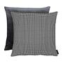 Pillowcase 1500 thread count fabric Black Silver 0