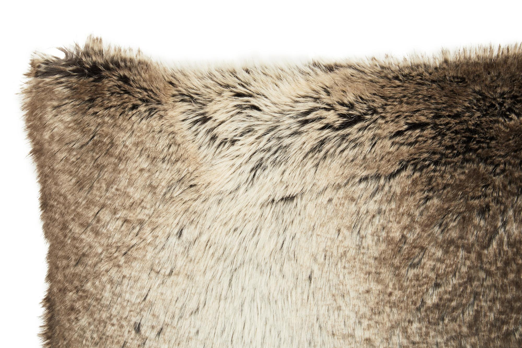 Bosie Lamina Mocha Ombre Rechteckiges Fellkissen
 3