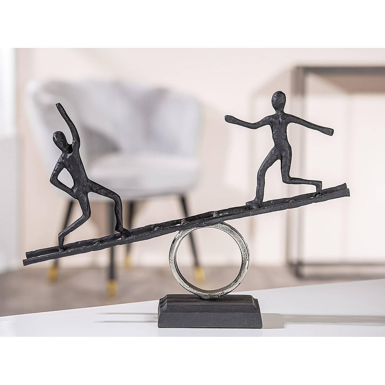 Leiter Skulptur Aluminium Schwarz 2