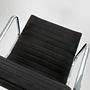 EA107 Chair Chrome Hopsack Black by Vitra 4
