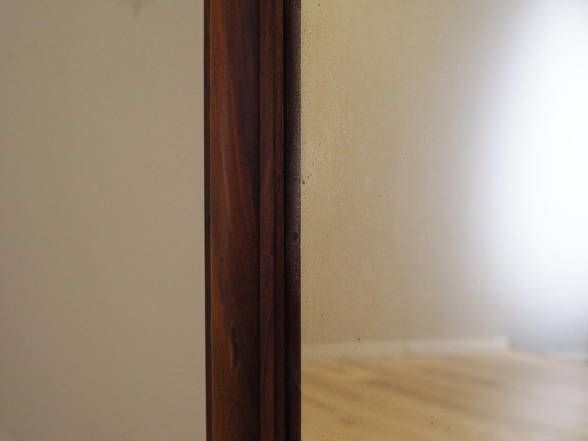 Mirror with wooden frame 1970s 5