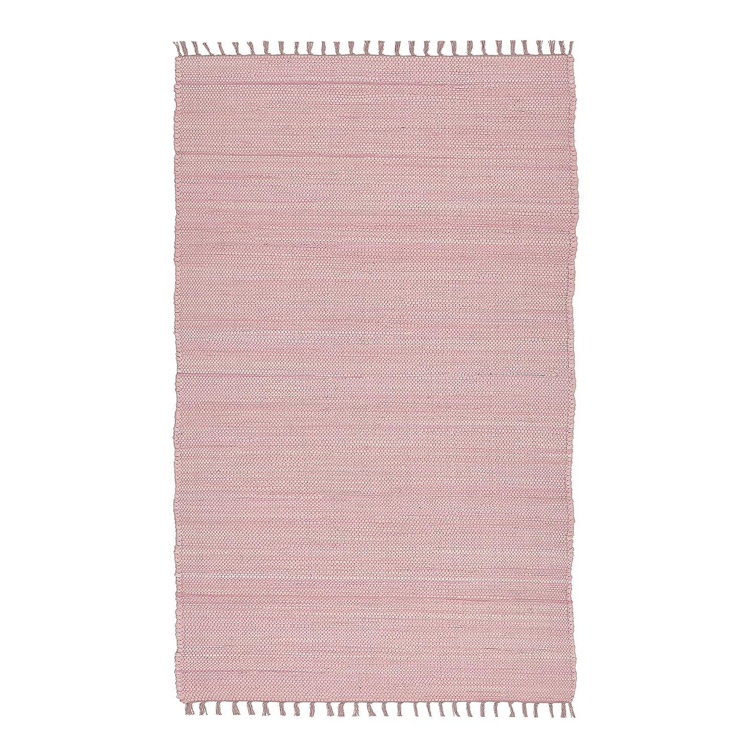 Happy Cotton Teppich Baumwolle Rosa 90 x 160 cm 0