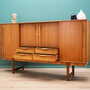 Vintage Highboard Teakholz Braun 1960er Jahre 6