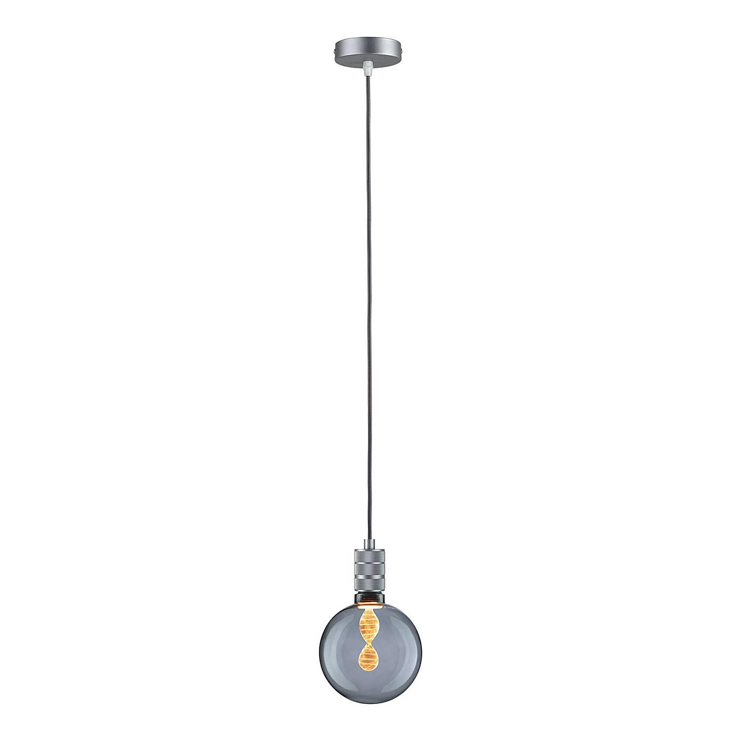Neordic Tilla Pendelleuchte Aluminium Microfaser Grau 3