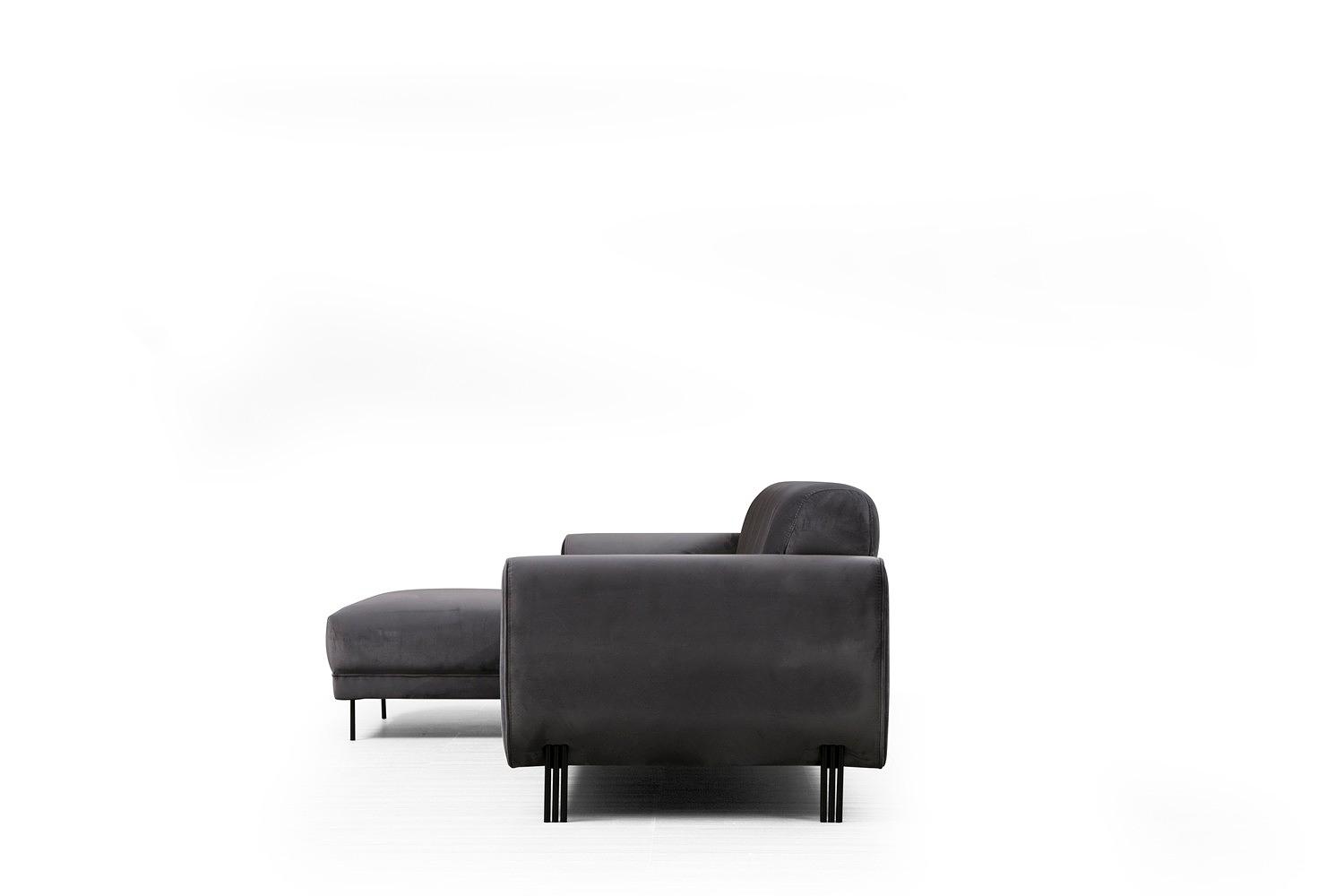Image Corner sofa Left Anthracite 9