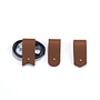 3x Flow Cable Storage 100% Recycled Leather Cocoa 0