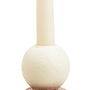 Candlestick Holder Cream Red 1