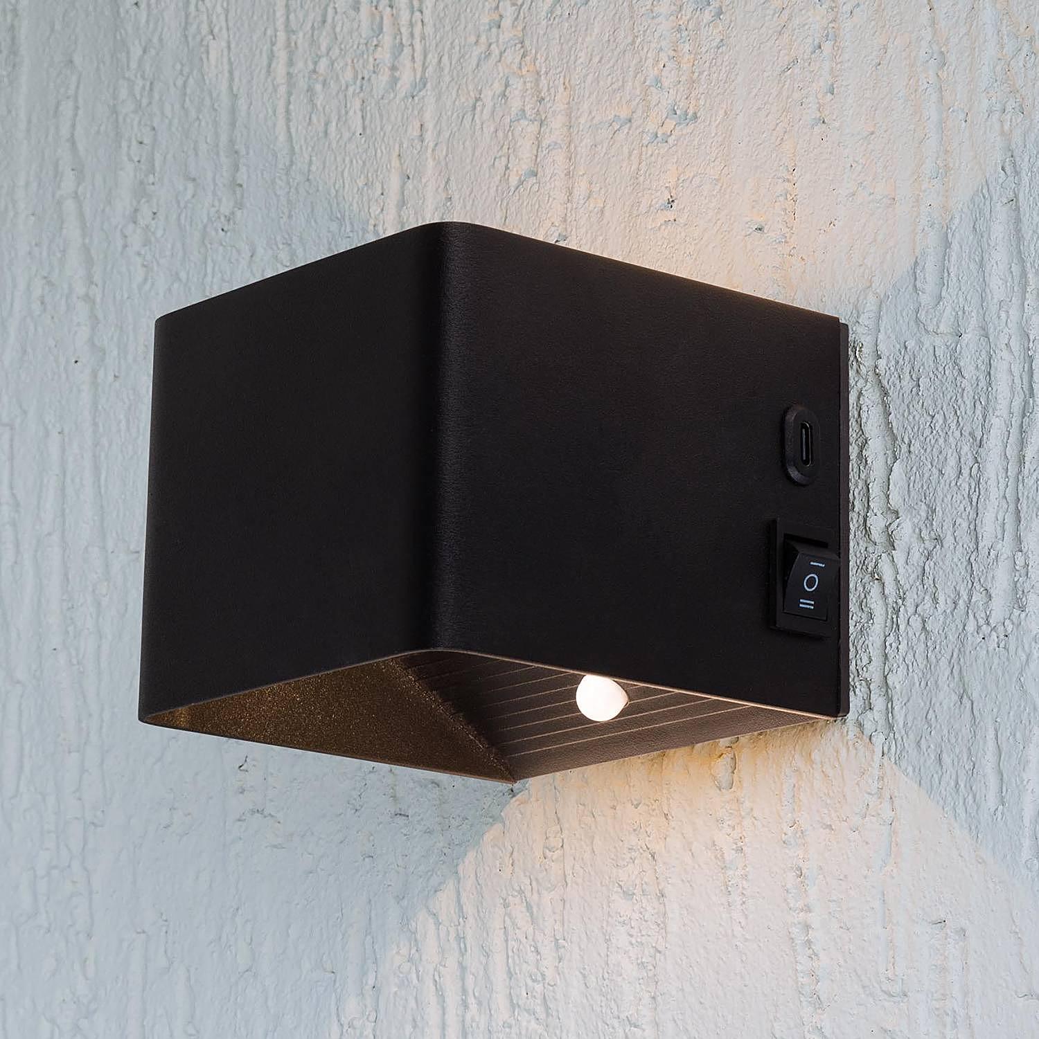Cube Wandleuchte Eisen 1-flammig 1