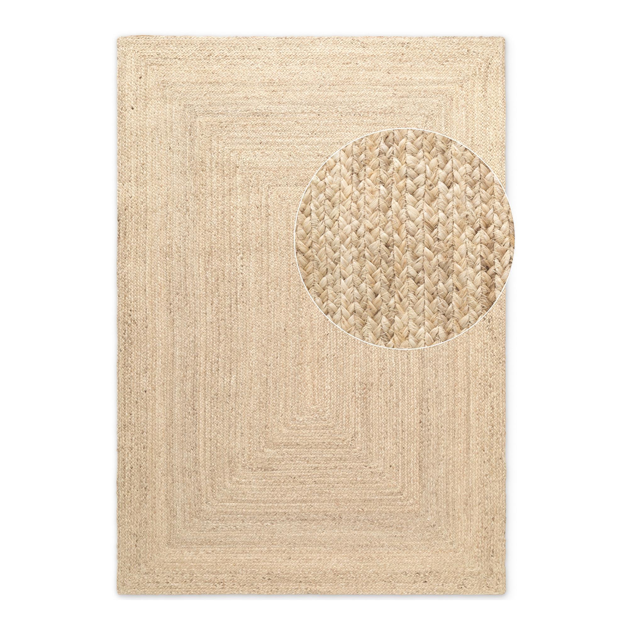 Sharmila Teppich Jute Beige 60 x 90 cm 1