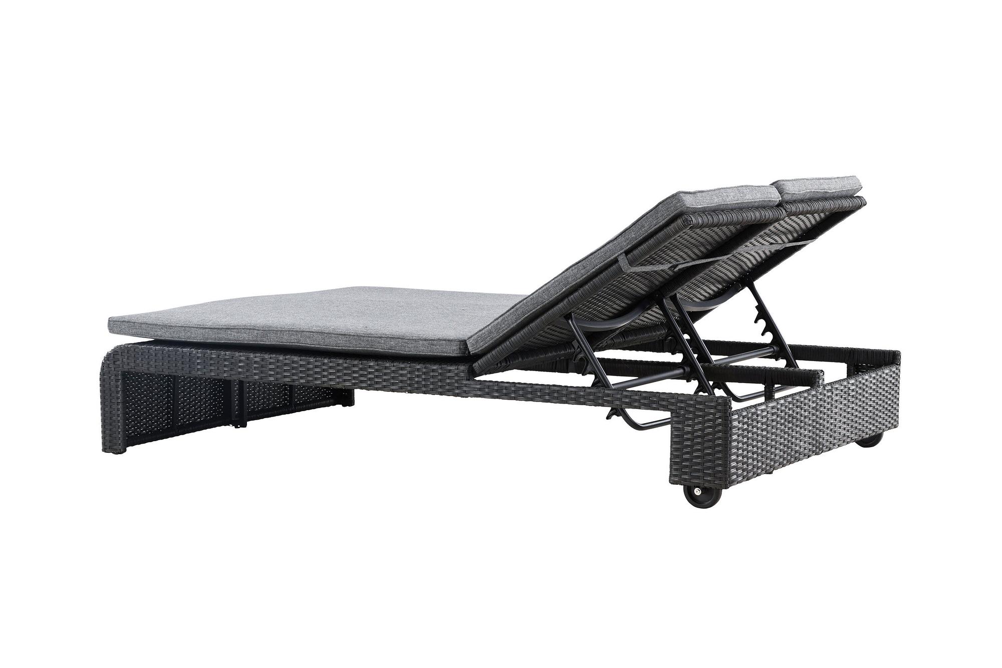 London Sonnenbank Spunpolyester Schwarz Dunkelgrau 7