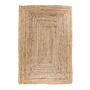 Kurzflorteppich Bombay II Jute 60 x 90 cm 0