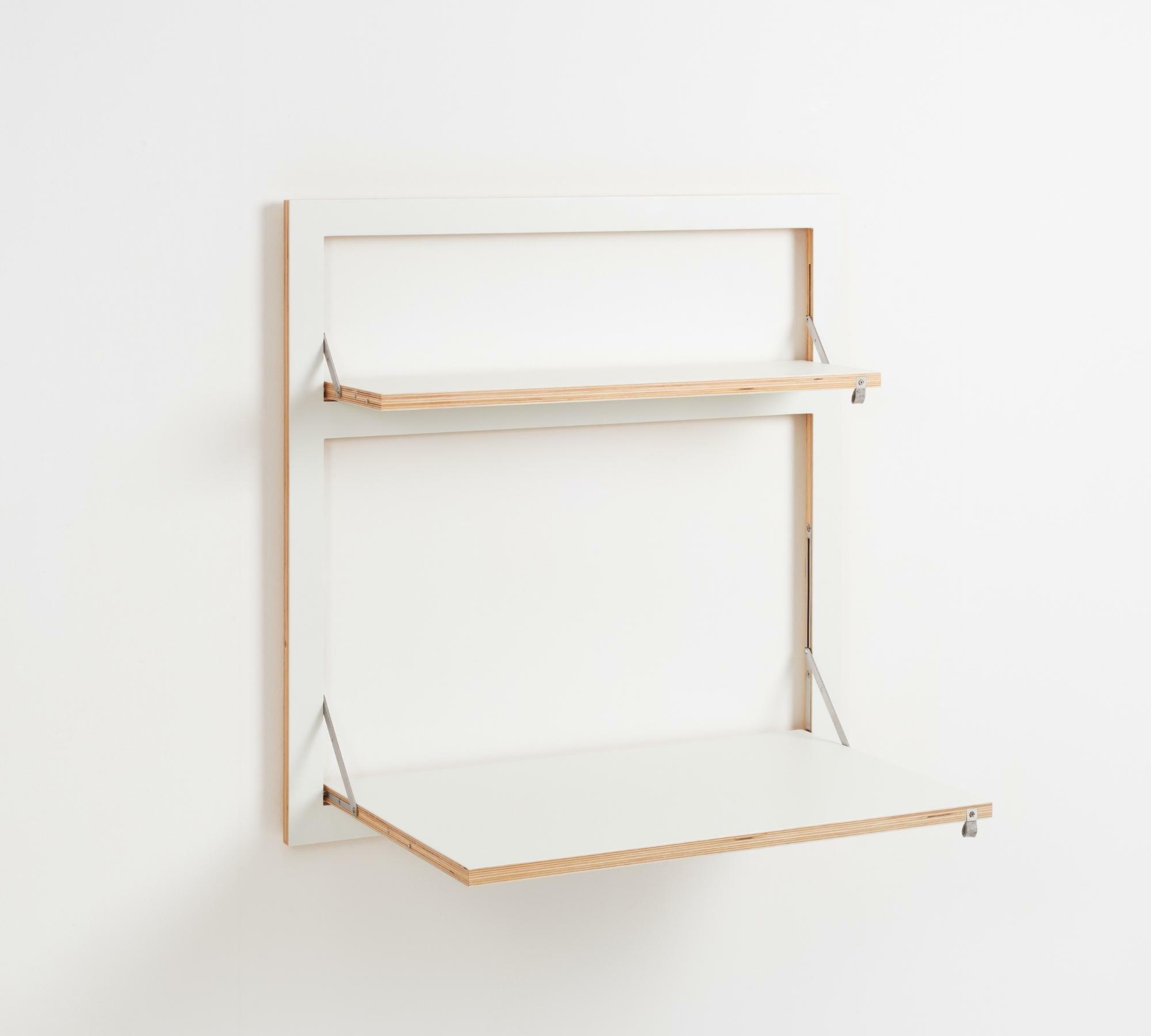 Fläpps Sekretär 80x80-2 Weiß 4