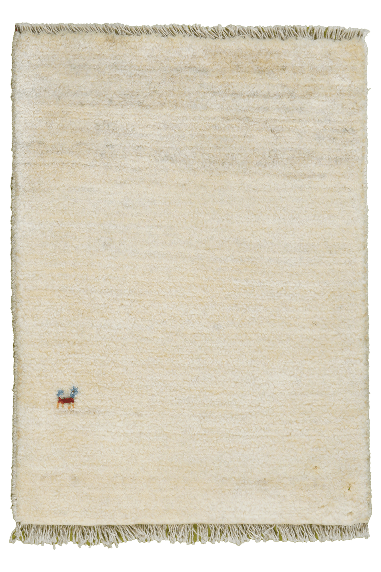 Gabbeh Teppich Wolle Beige 0