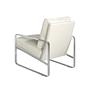 Armchair Faux Leather White 4