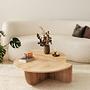 Podium coffee table oak brown 1
