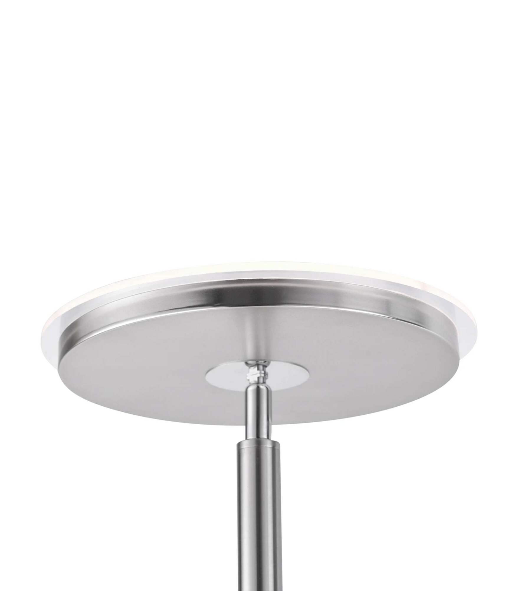 LED Stehlampe 2-flammig Metall Silber 3