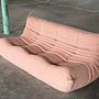 Togo Sofa 3-Sitzer Cord Rosa 2