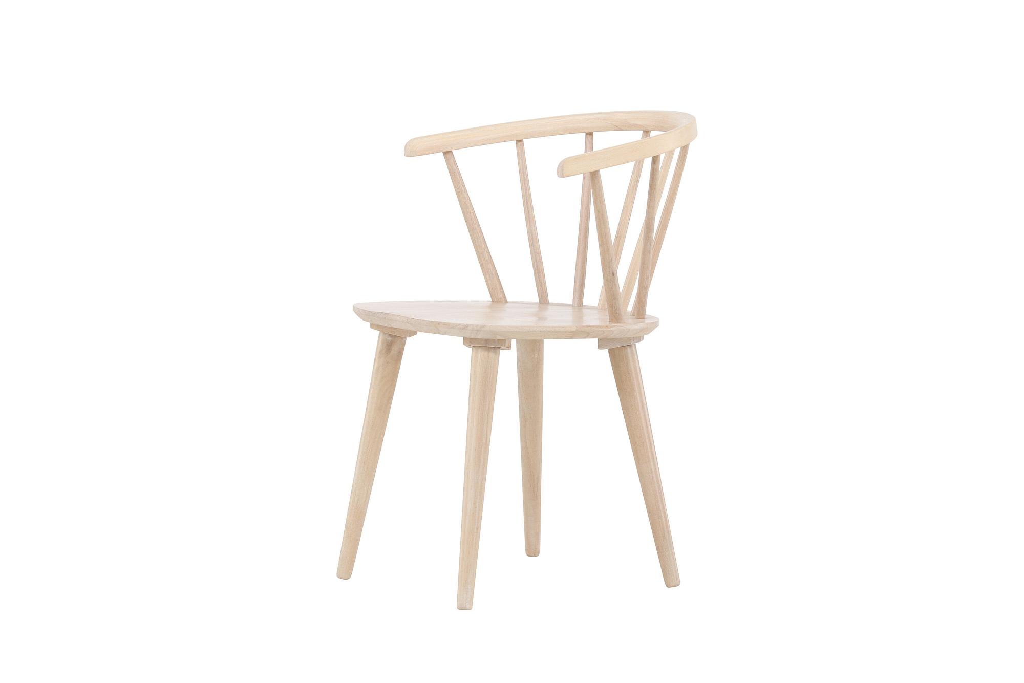 2x Bobby Esszimmerstuhl Kautschukbaum Beige 3