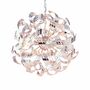 Pendant lamp Falla Acrylic / Iron 4-flame 0