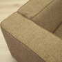 Vintage Sofa Textil Braun 1980er Jahre 6
