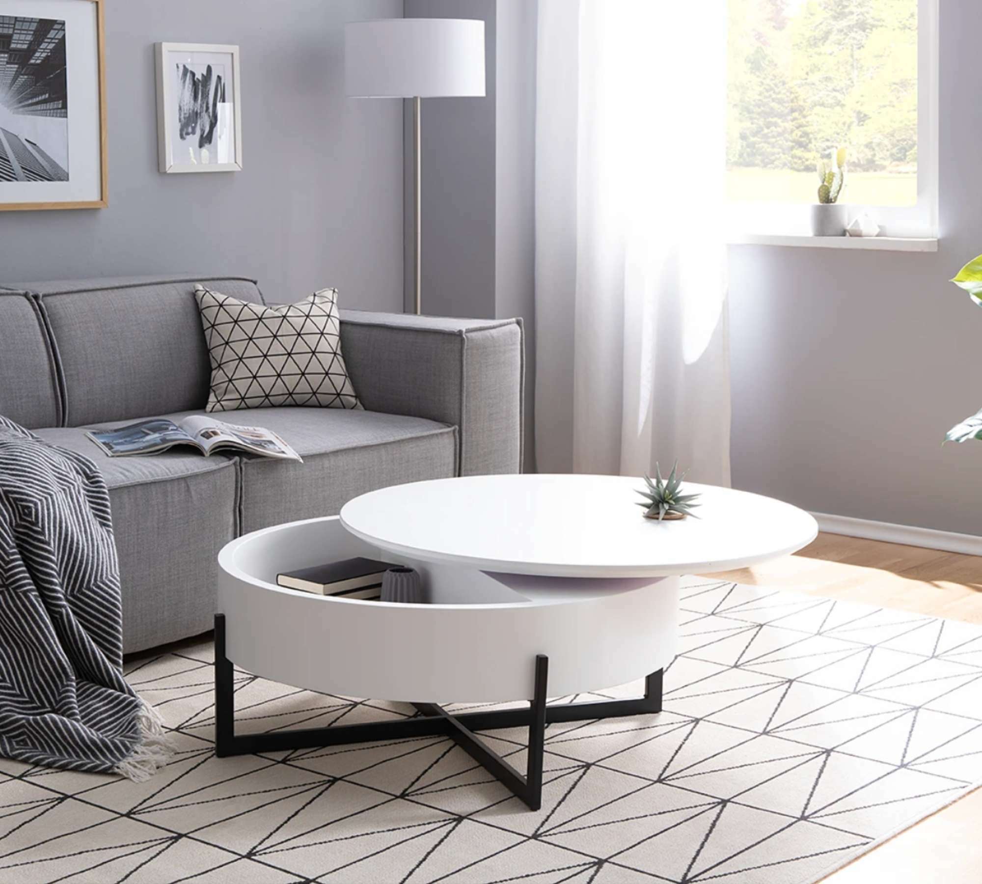 Couchtisch Metall Weiß 5