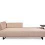 Infinity 3-Sitzer Sofa mit Beistelltisch Beige 4