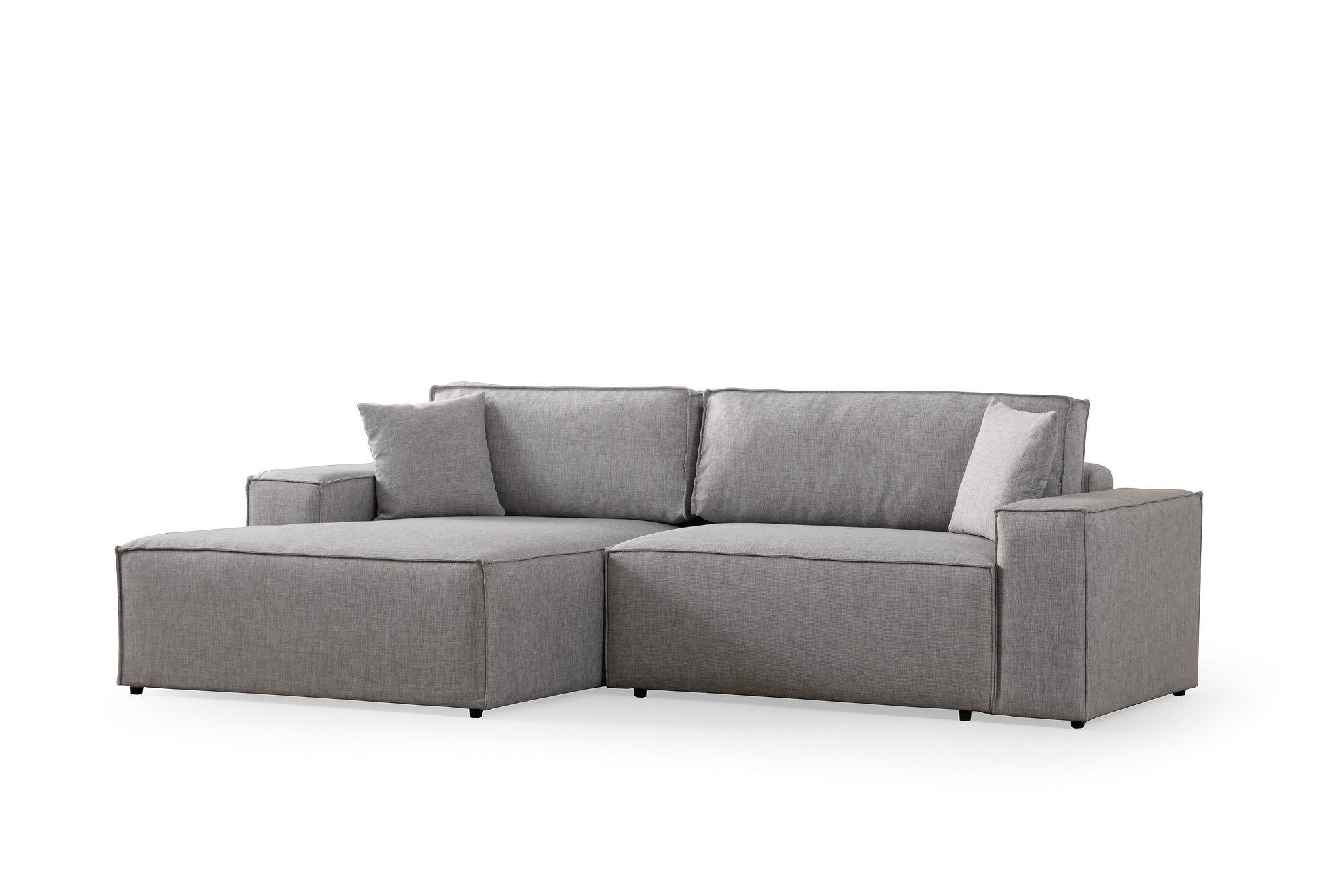 Pirlo Corner Sofa Left Light Grey 5