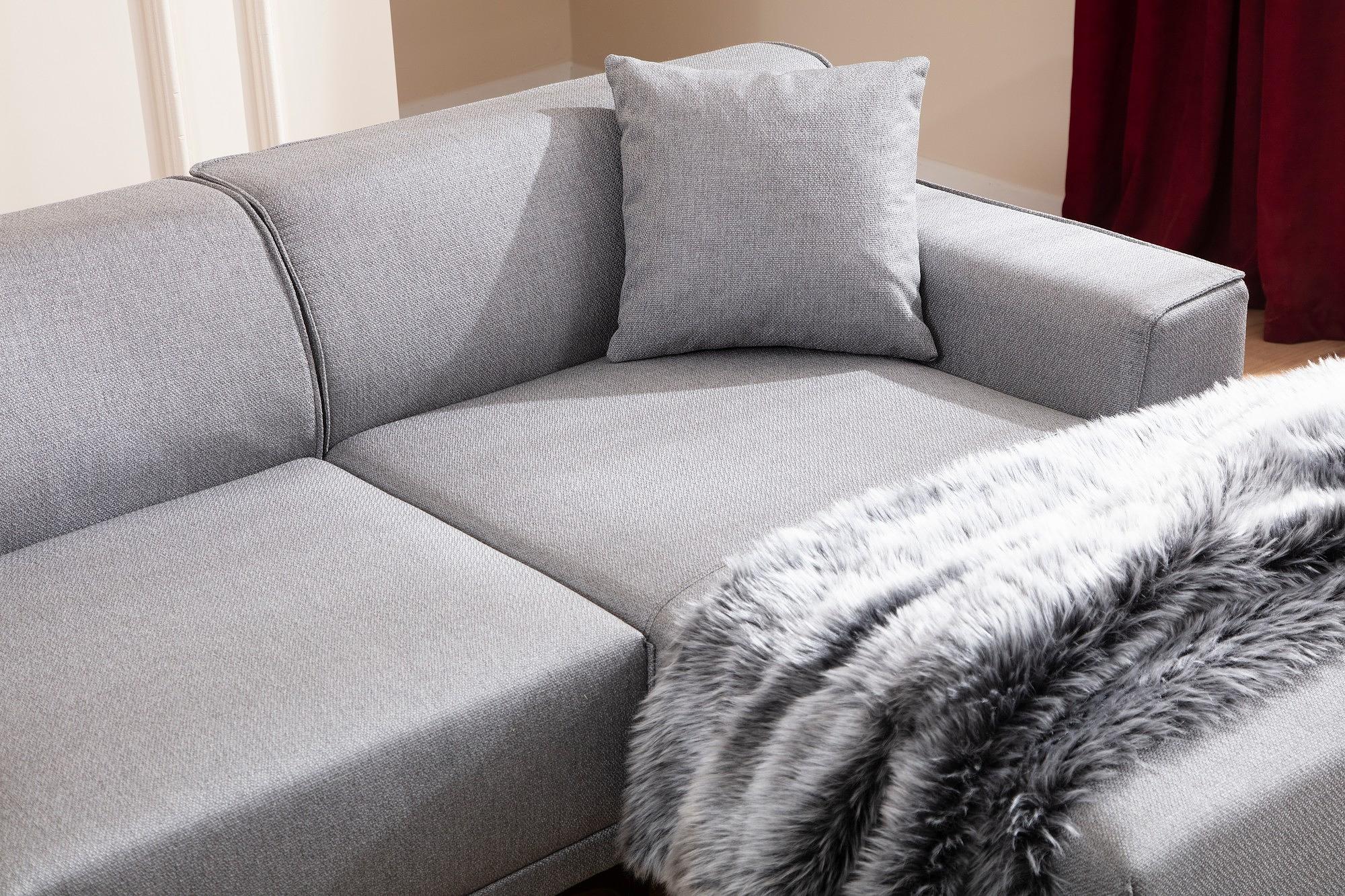 Petra R Corner Sofa Light Grey 3