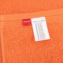 8-tlg. Frottier Handtuch-Set Orange Öko-Tex Standard 100 4