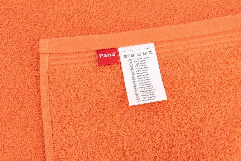 8-tlg. Frottier Handtuch-Set Orange Öko-Tex Standard 100 4