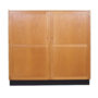 Vintage cabinet Oak wood Brown 1960s 0