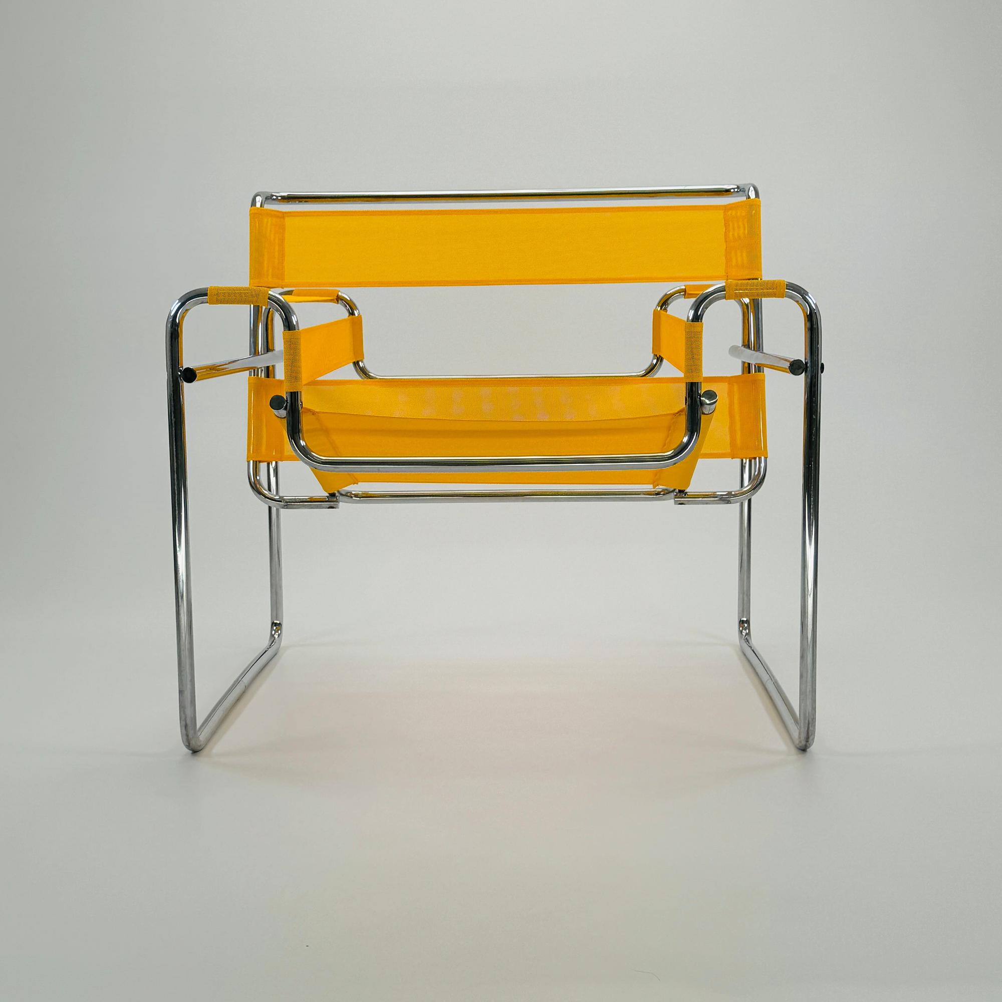 Marcel Breuer Wassily Chair Clubsessel B 3 Gelb 5