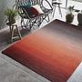 Ombre Rust Teppich Wolle Mehrfarbig 120x170cm 1