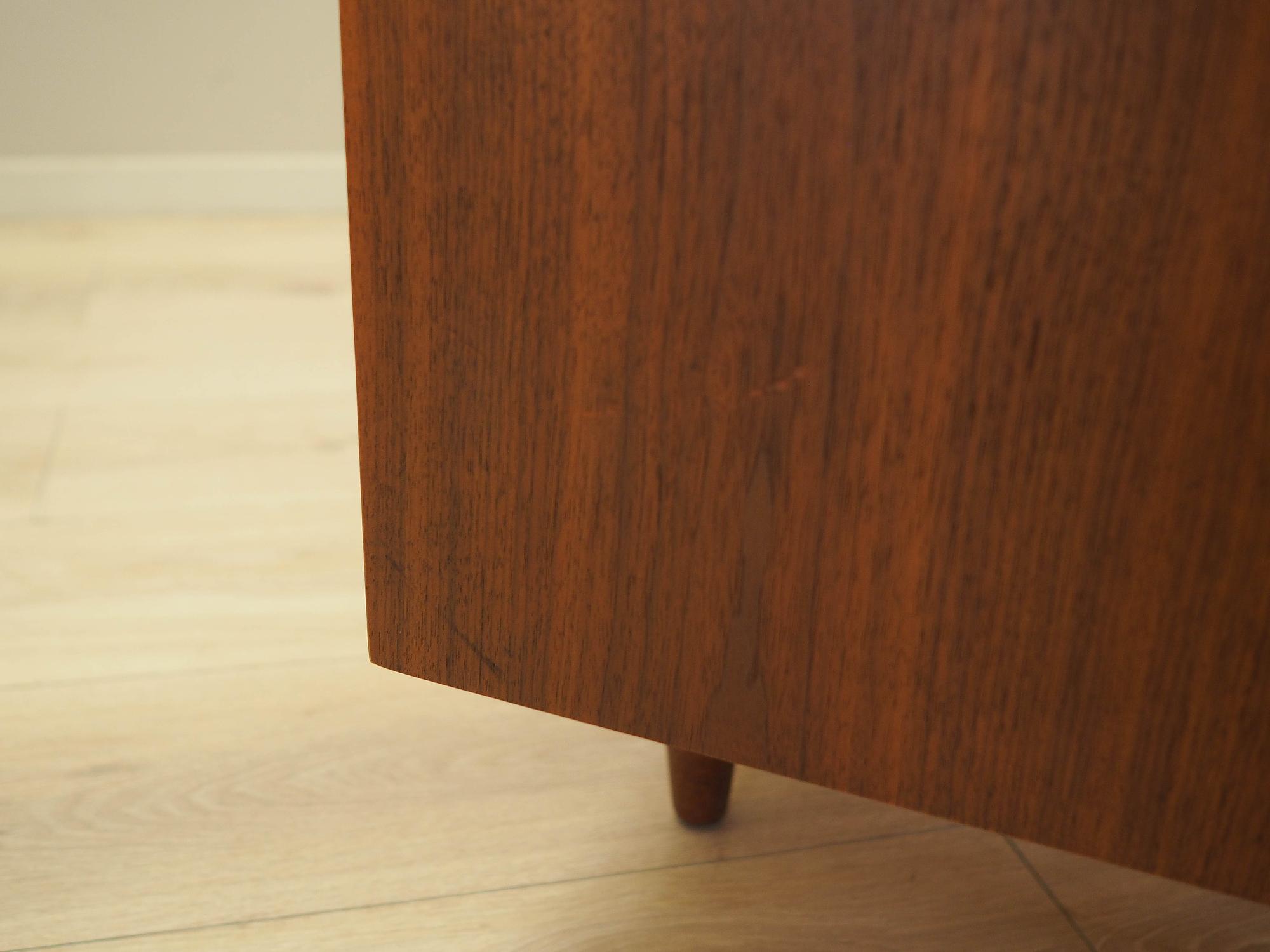 Walnut cabinet Brown 1970s 10