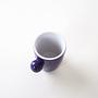 Purple porcelain cup 1970s HOPTIMIST 3
