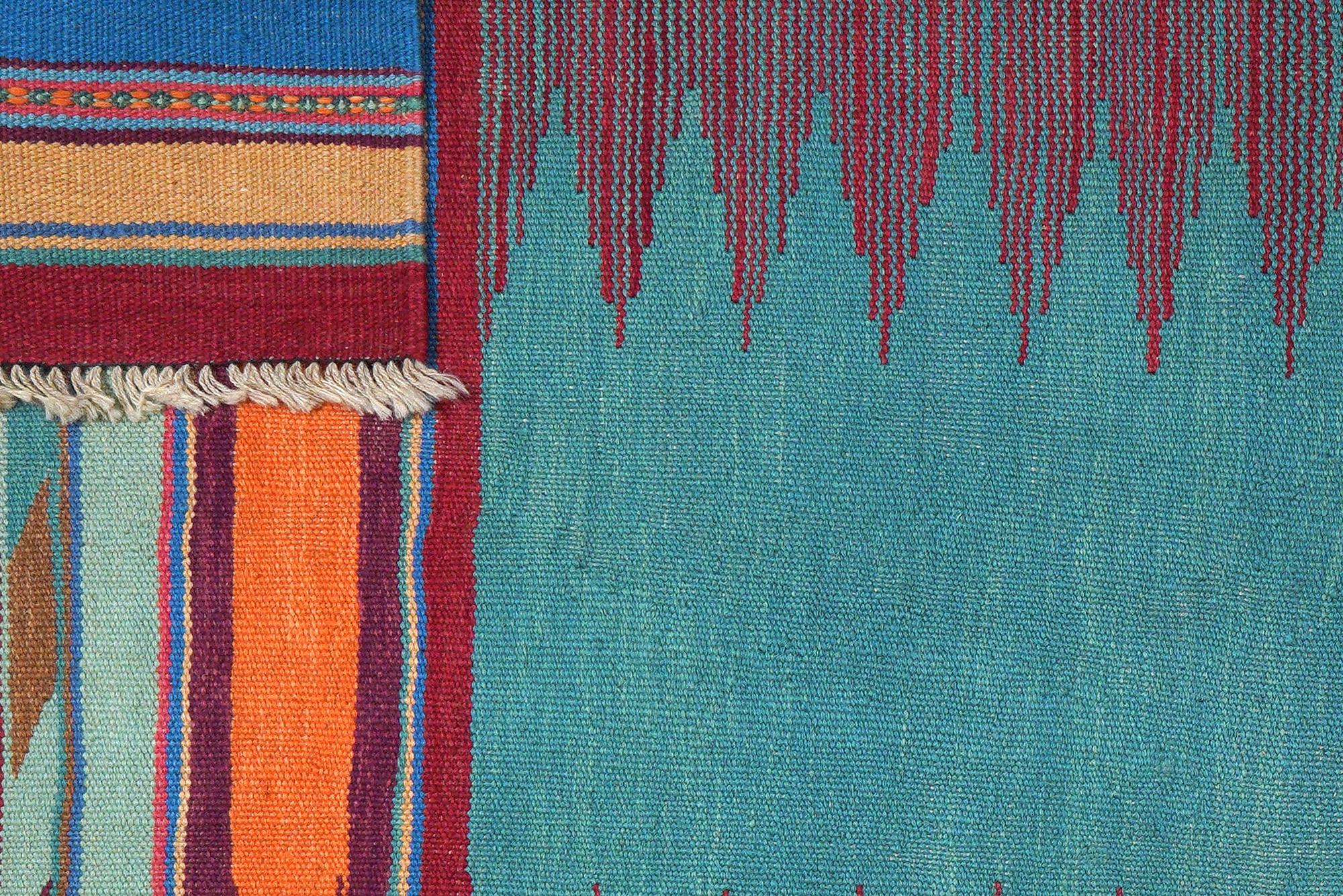 Kilim Gashgai Teppich Mehrfarbig 4