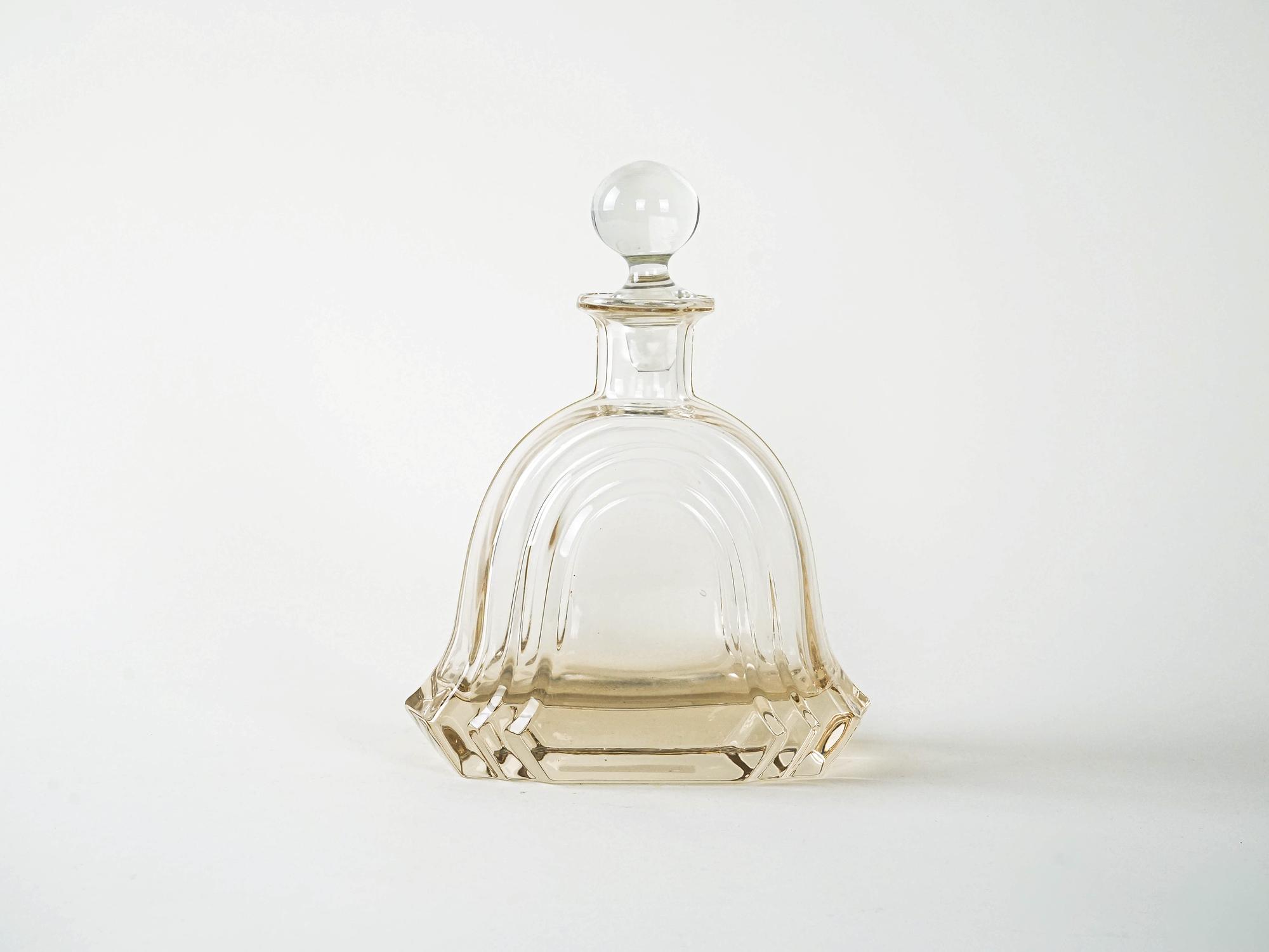 Glass carafe Transparent 1970s 6