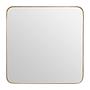Tia Kleine Goldfinish Quadratische Wandspiegel
 4