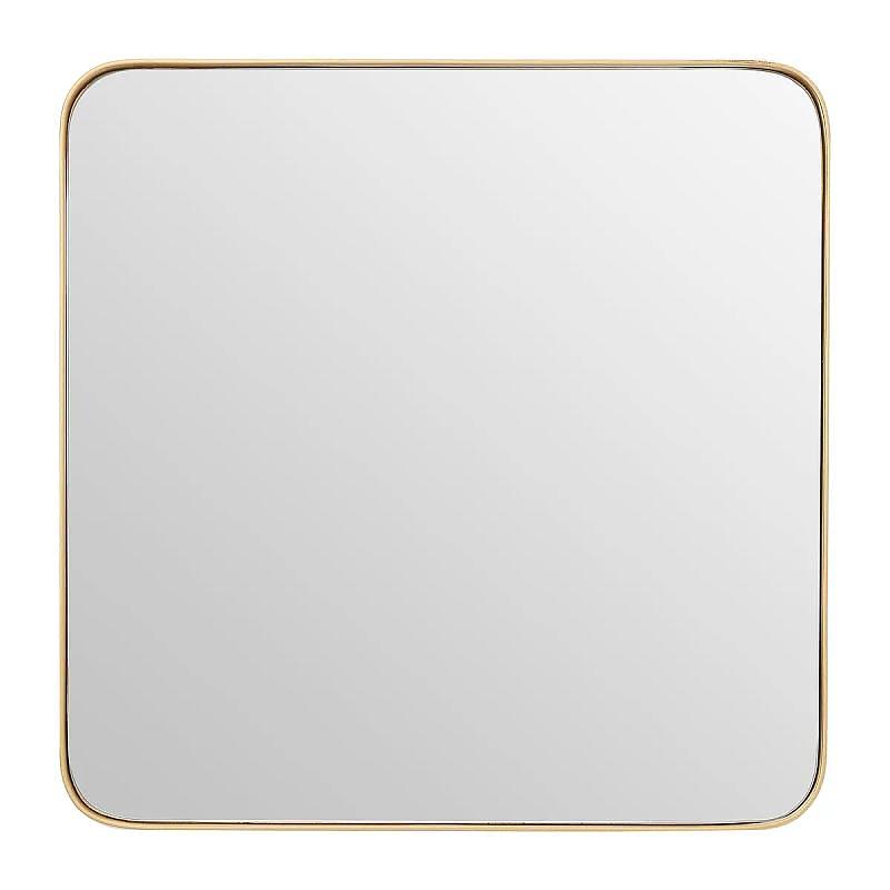 Tia Kleine Goldfinish Quadratische Wandspiegel
 4