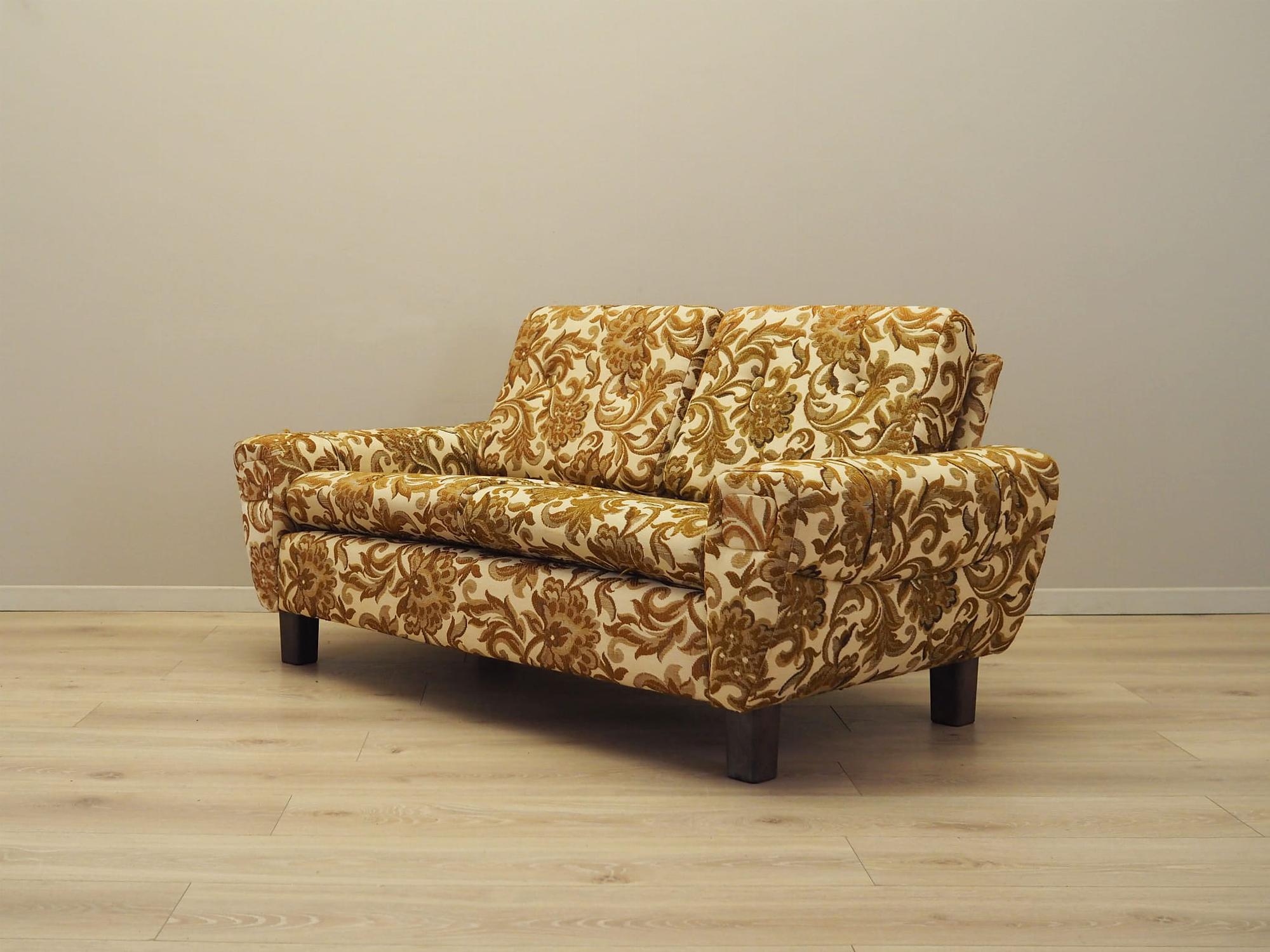 2-Sitzer Sofa Gelb 1960er Jahre 3
