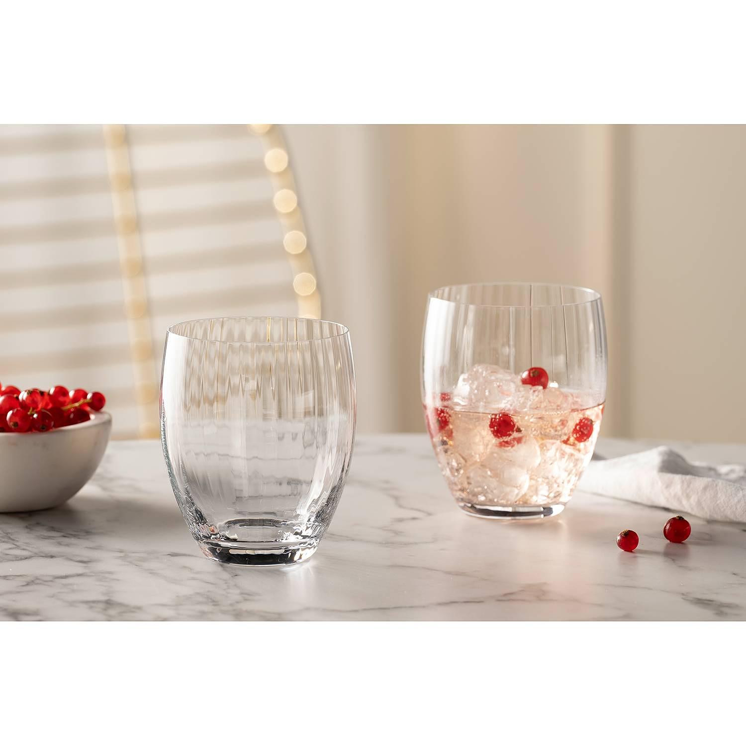 6x Trinkglas Poesia Kristallglas Durchscheinend 2