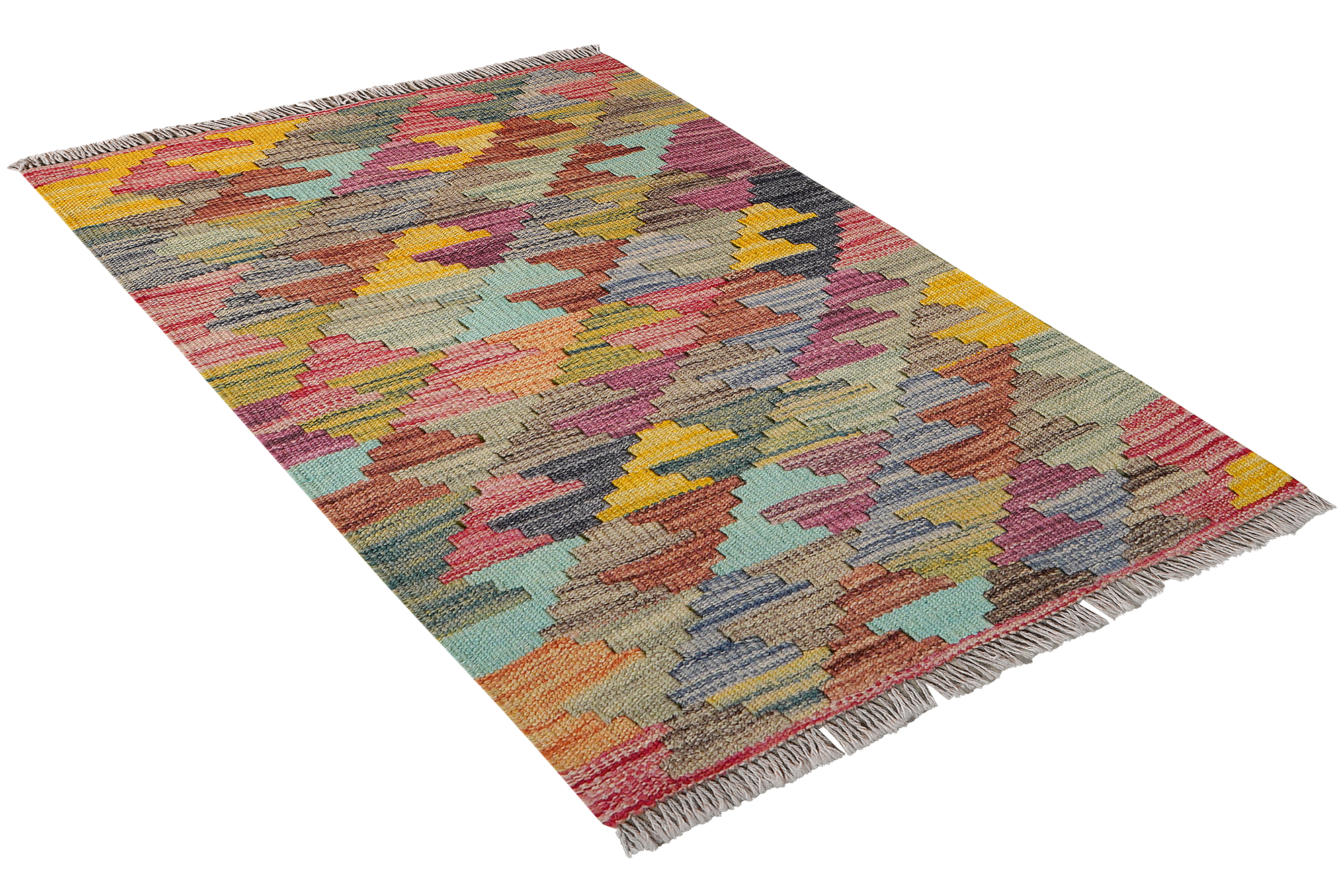 Kelim Gashgai Wolle Mehrfarbig 2